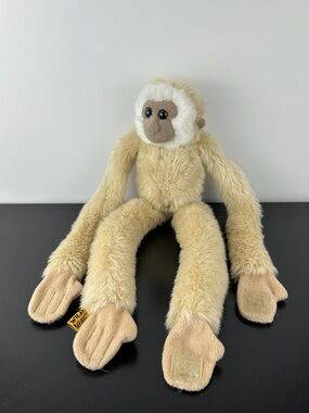 Wild Republic K&M Hanging Monkey 16” Gibbon Plush Hands Feet Attach Detach